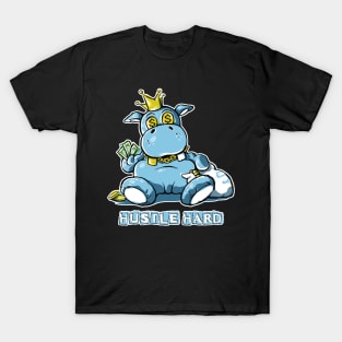 Hustle Hard Hippo T-Shirt